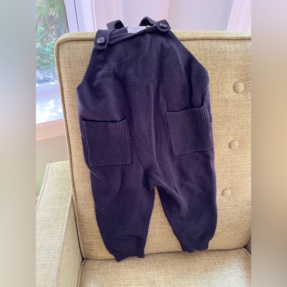 Zara knit overalls with two functioning pockets - Picture 2 of 2